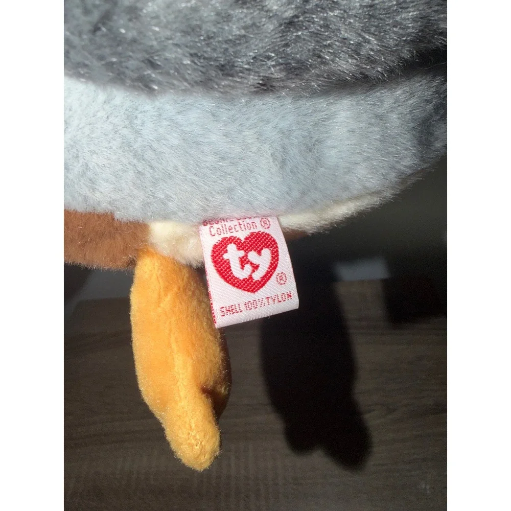 Ty Beanie Buddy Jake the Mallard Duck 1998 Vintage Plush Bird Green Grey Brown